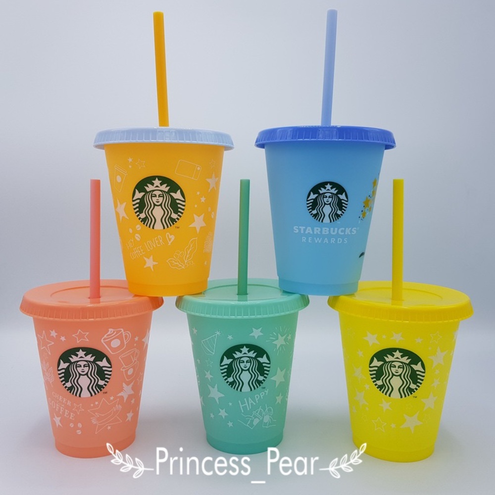 Starbucks COLOR CHANGING Reusable Grande 16 oz - Picture 2 of 11
